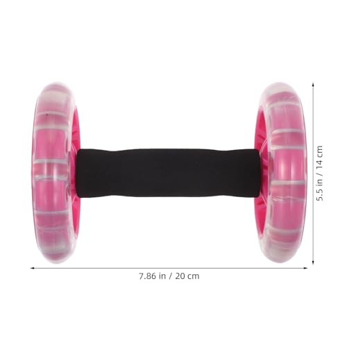 Mikinona 2pcs Dual Wheel Ab Roller for Fitness Exercise Abdominal Roller for Men Women Stable Core Strength Trainer for Abs and Back Workout Home Gym Equipment - Image 2