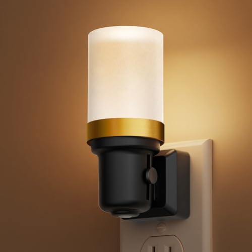 l lohas led night light night lights plug into wall dimmable nightlight with auto light sensor 3000k warm white 0-100lm plug in night light for hallway bedroom bathroom