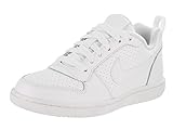 Marca: NIKE Nike Court Borough Low (PS), Zapatillas de Baloncesto Niños, Blanco (White/White-White), 29 1/2