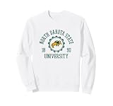 North Dakota State Bison Stamp White Officially Licensed Sweatshirt