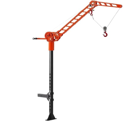 SDVantage Heavy-Duty Engine Hoist Crane with 360° Swivel Winch - 600Lbs Capacity for Efficient Lifting and Positioning in Automotive and Mechanical Work