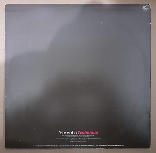 New Order - Lp Technique - 1989