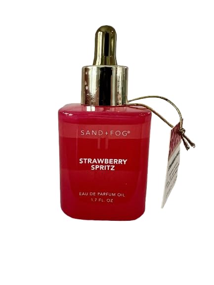 Strawberry Spritz Perfume Oil Dropper for Women by Sand and Fog 1.7 FL OZ, 50 ml, Notes of Plum, Lily, Apple Blossom, Amber