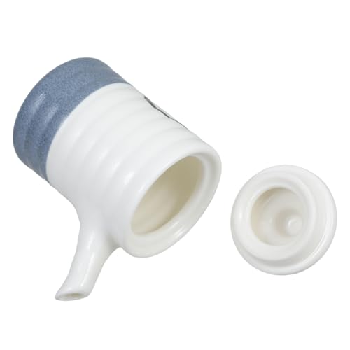 GRIRIW Dispensador De Aceite Y Vinagre De Cerámica De Estilo Japonés Artístico Dispensador De Vinagre De Aceite Dispensador De Aceite Botella Para Tarro De Salsa De Cocina Dispensador De