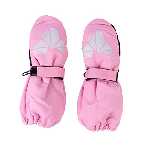 BIUDECO 1 Par luvas de esqui infantil luvas para crianças luvas infantis manter luvas quentes luvas