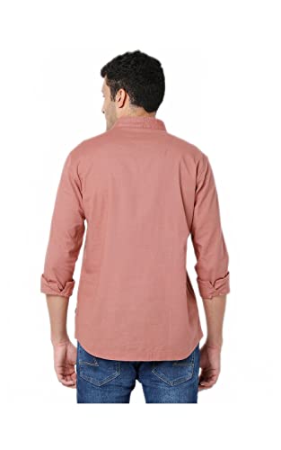 Image of Spykar Men Cotton Slim Fit Shirts - Full Sleeves
