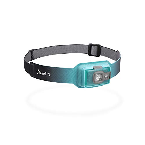 BioLite HeadLamp 200 Lumen No-Bounce Rechargeable Head Light (Ocean Teal)