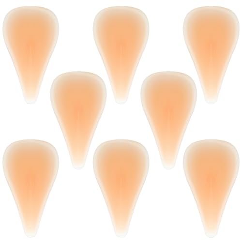 Image of Geyoga 8 Pcs Toe Concealer Seamless Hider Reusable Silicone Anti Cover Insert Guard for Women Girls