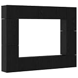 Matériau robuste : fabriqué en bois de haute qualité, ce meuble TV convainc par sa stabilité et sa durabilité au quotidien. La surface facile d'entretien à l'aspect chêne noir élégant peut être facilement nettoyée de la poussière avec un chiffon sec.