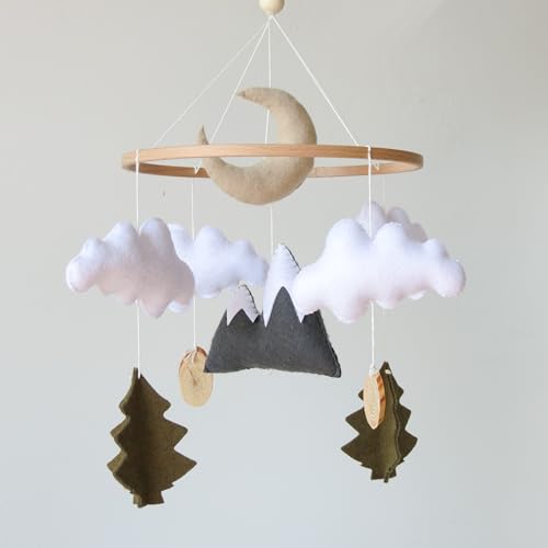 Woodland Mobile for Crib Forest Baby Mobile for Crib Woodland Cri...