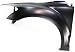 Crash Parts Plus Front Driver Side Primed Fender Replacement for 2007-2012 Dodge Caliber