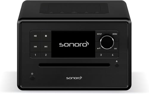 sonoro Elite Internetradio mit CD-Player (FM, DAB Plus, Podcasts...
