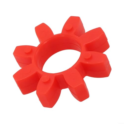 Todikaper GR14/19/24/38-125 Urethane Shaft Coupling Coupler Spider Insert Open Center Red Polyurethane Flexible Industri