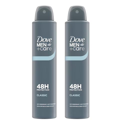 Image of Dove Men+Care Classic Anti-Perspirant Deodorant Spray | 48 Hour Protection, Quick Dry, Gentle on Skin | Click Customise for Buy Option
