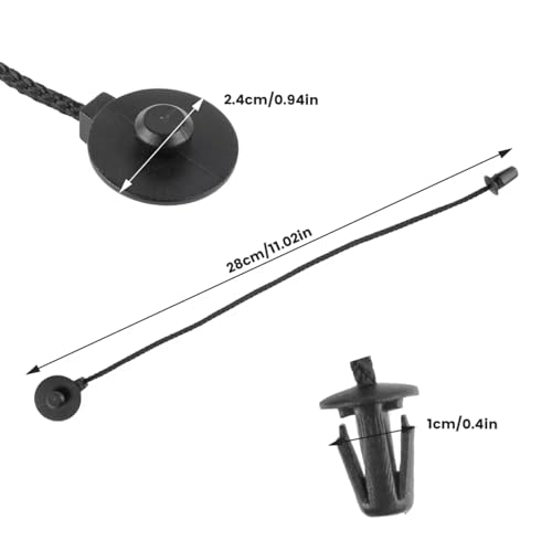 Clip cuerda maletero Focus Hatchback 2012-2017 tensor de bandeja trasera de alta resistencia 5