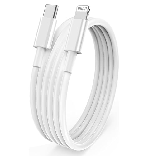 Image of Mizi 25W USB C to Lightning Fast Charging Cable 3.3FT, Power Delivery 480Mbps Data Sync Cable Cord Compatible wth iPhone 14 13 12 11 Pro Max X XS XR 8 7 6s Plus SE - White