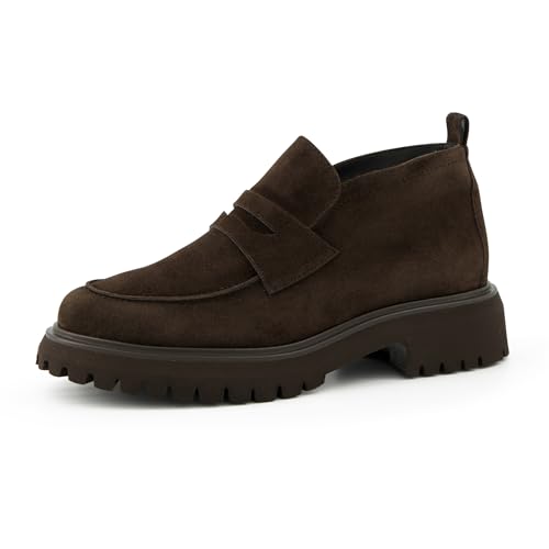 Bottines classiques Paul Green pour femme avec doublure chaude en cuir noir