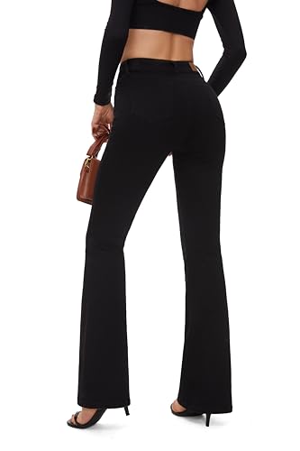 FLYING BANANA Women's High Waisted Butt Lifting Stretch Bootcut Jeans3