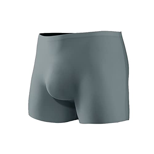 Men'S Underwear Ice Silk Boxer Brief See-Through Transparent Briefs Fitness Sport Boxer Briefs Fast Drying