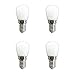 Produktbild E14 LED Lampe,1.5W 120LM,Kaltweiß 6000K,Entspricht 15W Glühbirnen,AC 220-240V,Nicht dimmbar, E14 Edison Screw LED Leuchtmittel für Kühlschrank/Mikrowelle/Dunstabzug/Nähmaschine,4er-Pack