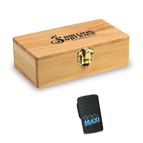 Boite à rouler Rolling supreme taille M - en bois, spliff box Cover