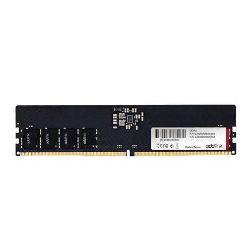 addlink AddGame Spider P5 DDR5 RAM 16GB �Q�[�~���O 5600MHz 288�s�� CL46 1.1V UDIMM�Ή� �f�X�N�g�b�v�R���s���[�^������ (ad16GB56C46P5U)
