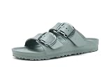 Birkenstock, Women, Arizona Big Buckle EVA Essentials, Pure Sage, Women 6-6.5, Narrow