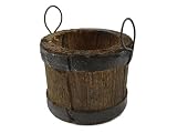 Melody Jane Dolls Houses Dollhouse Weathered Rustic Bucket Western Wooden Garden Farm Stable Accessory