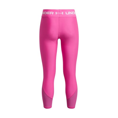Image of Under Armour Kids Girl's Armour HeatGear Ankle Crop (Big Kids)