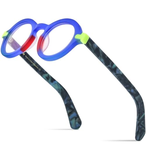 Anteojos ovalados retro MUTYNE de pasta multicolor para gafas graduadas de mujer