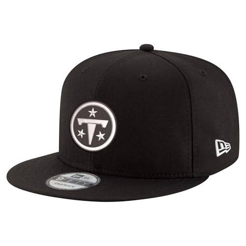 New Era Mens Black Tennessee Titans Black & White 9FIFTY Snapback Hat