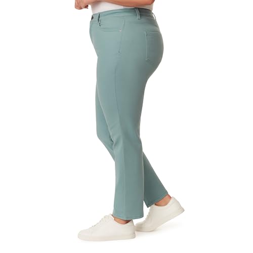 Image of Gloria Vanderbilt Womens Amanda Classic High Rise Tapered Jean Petite