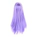 chiwanji Perruque de Cheveux de Femme à L'échelle 1/6 pour Poupées BJD Sculptant La Tête d'une Femme de 12 " - Violet, comme décrit
