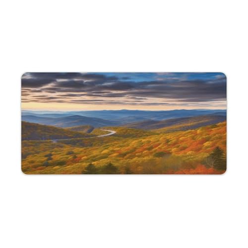 Blue Ridge Parkway Mountains Pad Grande de Goma 30x60 cm