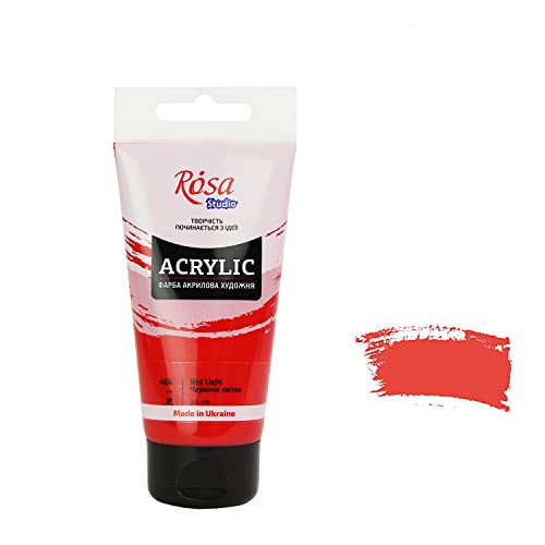 7 Artists Pintura Acrilica Pinturas Acrilicas Rojo Claro 75ml | Pintura Acrilica Manualidades | Acrilicos Para Pintar | Pinturas Acrilicas Para Lienzos | Pintura Acrílica | Acrylic Paint Cover