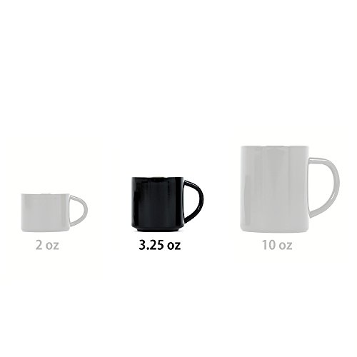 Farnsworth & Lloyd Black Stainless Steel Double Wall Espresso Cups, Xl, Set Of 4 #TOP1