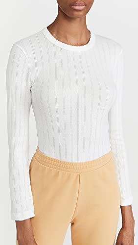 Leset Women's Pointelle Slim Fit Top2