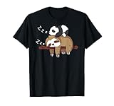 Ein süßes Tierliebhaber-Design für jeden Panda-Liebhaber oder Faultierliebhaber, das ein tolles Geschenk für faule Menschen oder eine Couchkartoffel ist. Teenager-Mädchen und Jungen mit Liebe dieses fantastische Panda und Faultier Design. Tolles