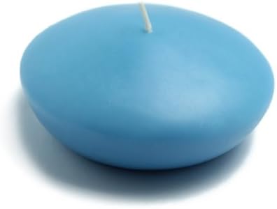 Jeco CFZ-089-8 4 in. Floating Candles Turquoise - 24 Piece