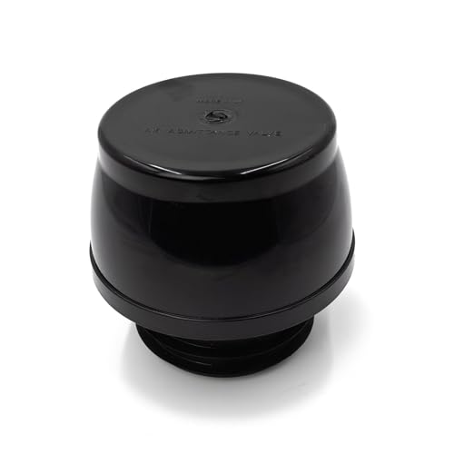 Image of Air Admittance Valve, Black Kayflow 110mm Soil & Waste Pipe Fitting