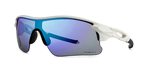 Image of Velocity Optics - S /VC2239 /C8R UV Protected Polycarbonate Lens Sports Sunglasses for Men Driving Cricket Fishing Cycling Sunglasses