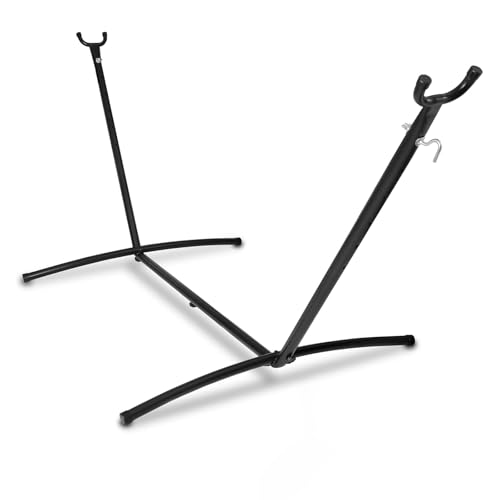 SZHLUX Hammock Stand Only,Heavy Duty Hammock Stand, Portable Steel Stand Only for Outdoor Patio or Indoor, 450LBS Weight Capacity