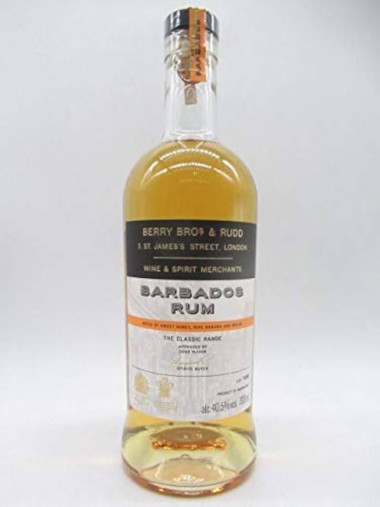 Berry Bros. & Rudd Barbados Rum 2005 ラム酒 Berry Bros & Rudd The Classic Range Barbados Rum - thefatrumpirate.com