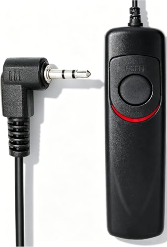 CYTGOUPER RS-60E3 1m Auslöser Fernbedienungskabel für 1200D 1100D 1000D 700D 650D 600D 550D 500D 450D 400D 350D 300D 100D 60D 70D, Kabelgebundener Fernauslöser für Digitalkameras