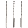 SDS Plus Hammer Drill Bit 3Pcs 1/4 in. x 6 in. Drill Masonry Concrete Rock
