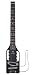 Traveler Guitar ULEL BLK Ultra-Light Electric Black Travel Guitar with Gig Bag, Black