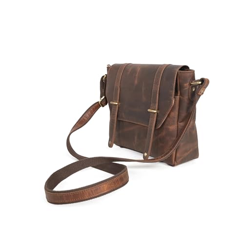 Image of Genuine Leather Sling Bag for Men, Stylish and Spacious Side Bag for Men, Crossbody Bag for Men Daily Use