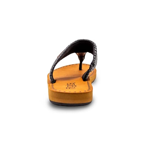 Image of Flojos Grace Women's Hooded Thong Sandal, Tan Artisan