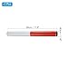 PATIKIL Junior Relay Track Baton, 4 Pack PVC Plastic Race Field Running Baton Relay Stick for Outdoor Athletics Sport Game Tool, Red White