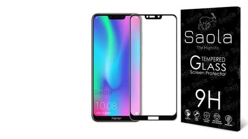 Image of Saola 11D Tempered Glass For Honor 8C Smartphone(Pack Of 1)With Free Installation Kit. Full Screen Coverage